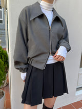 セサミカラージャンパー/Sesame collar jumper (2color)