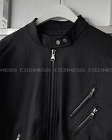 OA　パッド入りマット加工レザージャケット(2 colors)