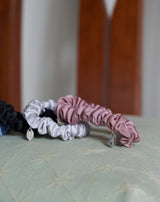 mini pleats scrunchie - 4set