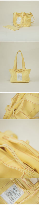 (スモール) ビンテージキャンバスバッグ / (Small) Vintage Canvas Bag - Butter