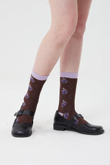 スモールチェリーパターン靴下セット／SMALL CHERRY PATTERN SOCKS SET [MULTI]
