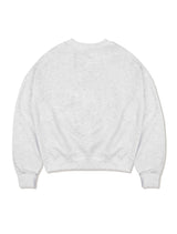 Women's Crop Maison LeLis Hidden Logo Sweatshirt AshGray(FCD1TS201W)