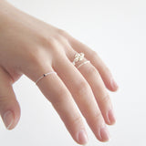 オンリーシルバーチェーンリング / Only Silver Chain Ring (Navy)