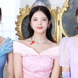 0083 [REDVELVET, ITZY, KEP1ER Pick] フルAAAジルコニアハートブレスレット