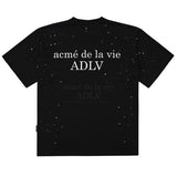 ADLV BABY FACE SHORT SLEEVE T-SHIRT BLACK SPACE TRAVEL