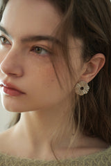 FLEUR earring_silver