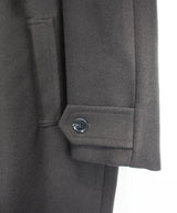 ウールフードロングコート / Wool hood long coat (3color)