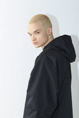 ウィンドブレーカーフーデッドリバーシブルジャケット/BSR2223FWJK036 TWAN WINDBREAKER HOODED REVERSIBLE JACKET CREAM/BLACK