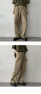 コーベバスロックナイロンカーゴワイドパンツ / Kobe Bath Rock Nylon Cargo Wide Pants