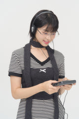 ニットチューブトップマフラー