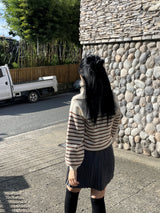 ソフィアカラーストライプニット