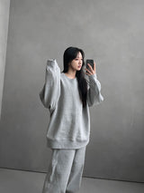 ASCLO Double BR Sweat Shirt (5color) (6691049013366)
