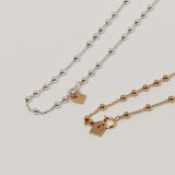 シルバーボールチェーンブレスレット/SILVER BALL CHAIN BRACELET (925 silver / basic)