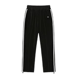 レイジーデイベルベットジョガーパンツ/0 3 lazy day velvet jogger pants - BLACK