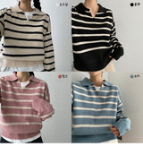 アティユニットカラーニットウェア / Atty Unit Price Collar Knitwear