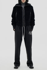 ブックルクロップハイネックジャケット/Bookle Crop High Neck Jacket (2color)
