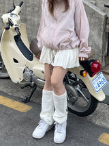 リボンストリングレッグウォーマー / Ribbon String Leg Warmer