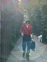 クボセミワイドローデニムパンツ / Kubo Semi-Wide Raw Denim Pants (2 colors)