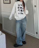 チェアフーディー/Chair Hooded T-shirt (2color)