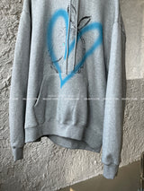 [UNISEX] Heart bunny oversized hoodie