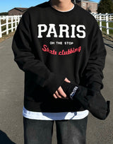 スケートクラビングプリントスウェットシャツ/SKATE CLUBBING PRINTING MTM(5COLOR)