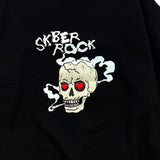 SMOKING SKULL SWEAT SHIRT BLACK (6612483670134)