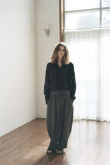 SOLAR PIGMENT BALLOON SWEAT PANTS (Khaki) / ソーラーピグメントバルーンスウェットパンツ