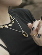 no.103ネックレス / no.103 necklace gold Jessi pick