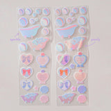 Bubble Bath seal sticker (2 set)