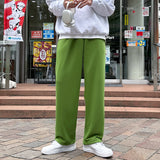 オッド起毛ストリングワイドパンツ（4色）