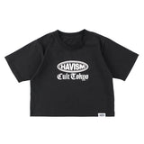 コラボレーションクロップTシャツ（ブラック） I CULT TOKYO × HAVISM