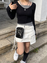 デイリーUネックTレイヤードノースリーブセット / Daily U-neck Tee Layered Sleeveless Set