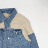 ニットデニムジャケット/ KNIT DENIM JACKET [6673]