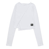 ダイアゴナルロングTシャツ