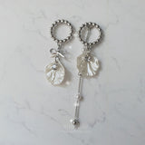 White Shell Ribbon Princess Piercing