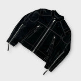 ASCLO ステッチグロッシーバイカージャケット