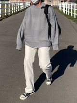 ホーリーセミパンツ/[BEST]HOLLY SEMI CREAM PANTS(ONE COLOR)