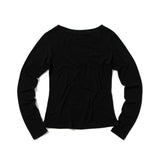 BEAUTY symbol long-sleeved T-Shirt (BLACK)