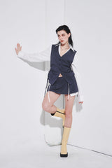 ホールドシャーリングシャツ/HOLD SHIRRING SHIRT