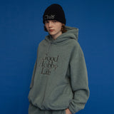 フリースフーディー / GHL FLEECE HOODIE_MINT CHOCO
