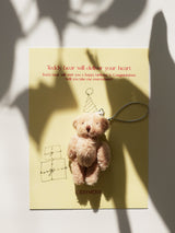 Cosymosy 'Happy Birth & Congratulation' Teddy bear Keyring Card - 5 Color