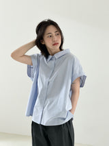 Dull bizo pintuck wide pants