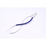 アットザエンドオブザナイトイヤリング / [CCNMADE] At the end of the night Earring (BLUE/SILVER) (6690045624438)
