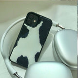 cow fur case