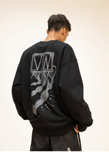DWMUオーバーサイズスウェットシャツ/DWMU OVERSIZED SWEAT SHIRTS