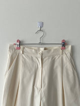 Dull bizo pintuck wide pants