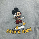 SKELETON MOUSE SWEAT SHIRT GRAY (6612487438454)