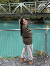 Lucerne collar knit