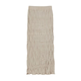 ウェイビースカート / WAVY SKIRT (BEIGE)