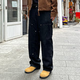 RIVET CARPENTER BLACK DENIM